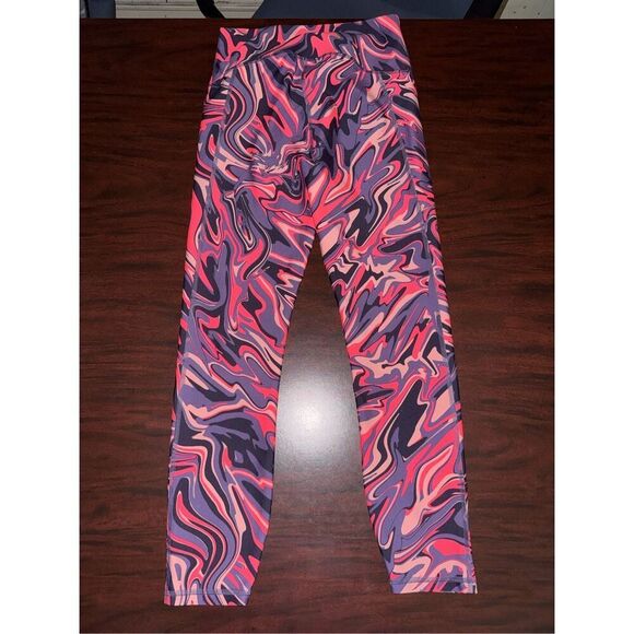 Under Armour Marble Print Compression Leggings with Pocket Size Medium - Picture 3 of 9
